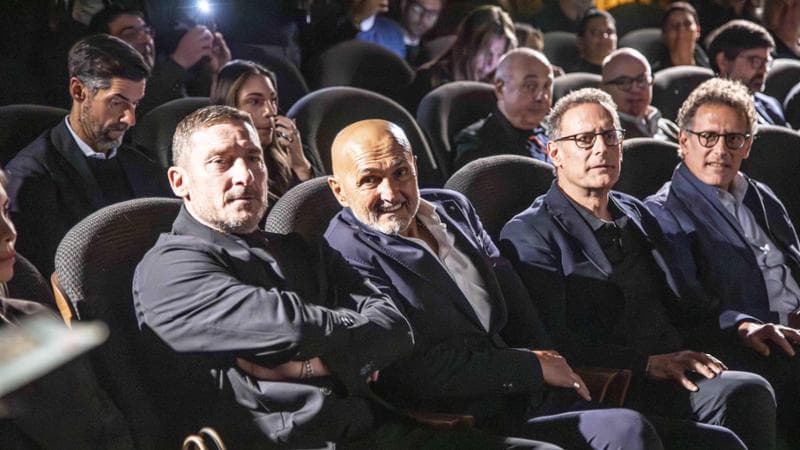 Spalletti con Francesco Totti