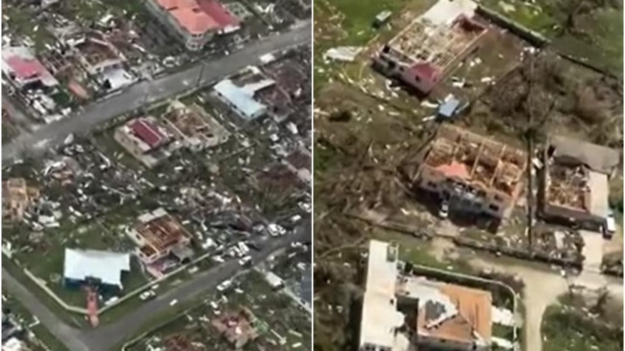 Giamaica, le immagini aeree della devastazione dopo il passaggio dell'uragano Melissa