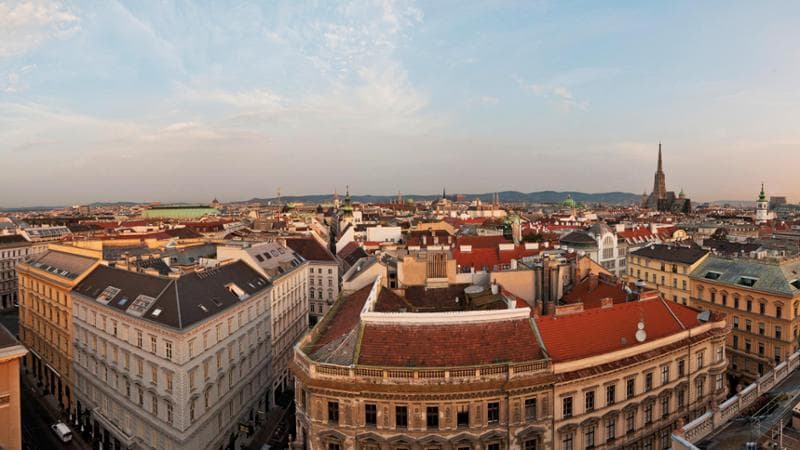 Vienna, immagine aerea