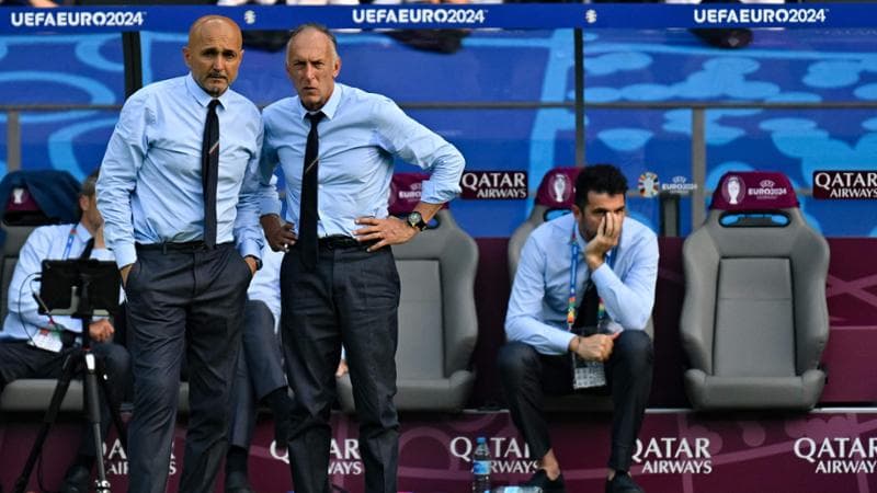 Spalletti con&nbsp;Domenichini
