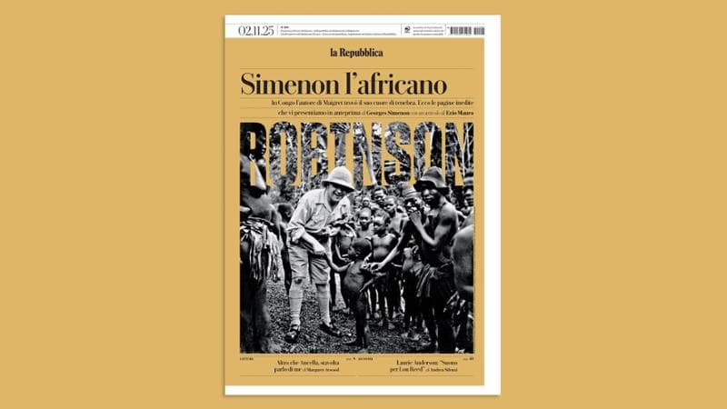 Vi racconto la mia Africa, i reportage di Simenon in esclusiva sul nuovo Robinson