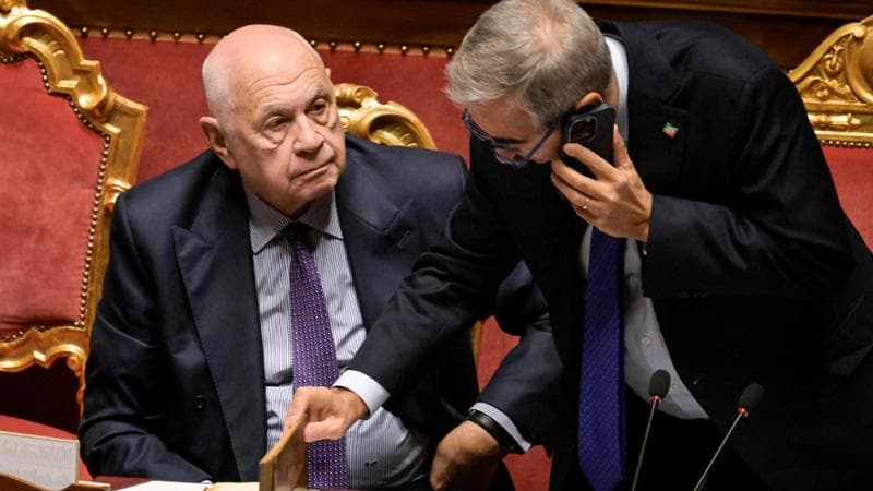Carlo Nordio con il senatore di Forza Italia, Maurizio Gasparri&nbsp;
