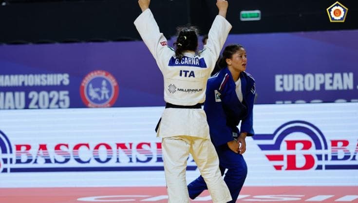 Judo, l’Italia brilla agli Europei U23 di Chisinau con un oro e quattro bronzi