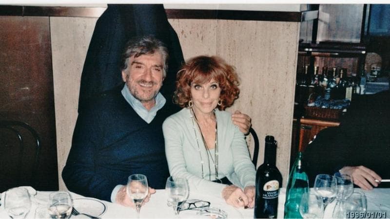 Con Simona Marchini
