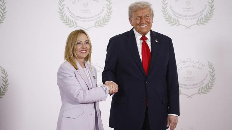 Giorgia Meloni e Donald Trump