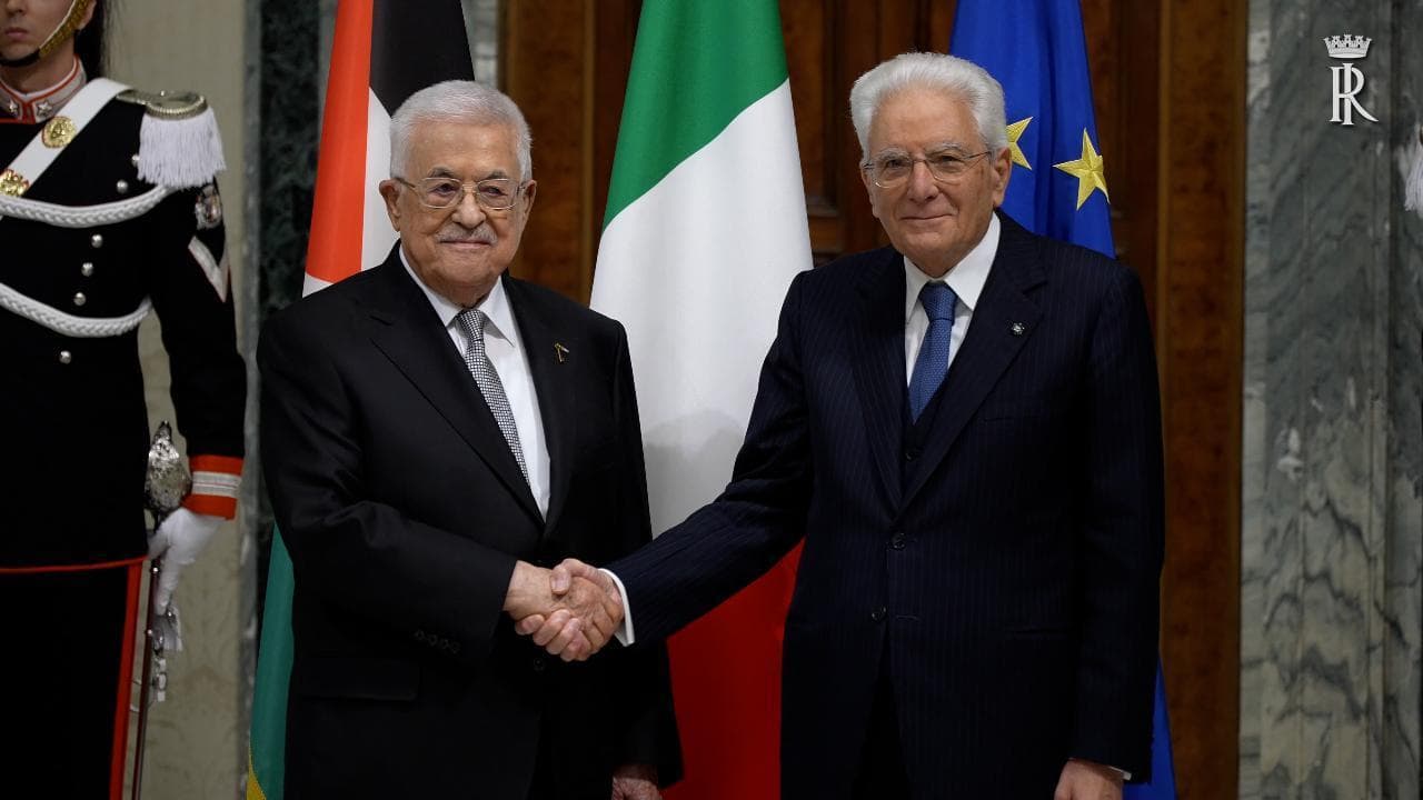 Mattarella riceve Abu Mazen: "Anp interlocutore fondamentale per l'Italia"
