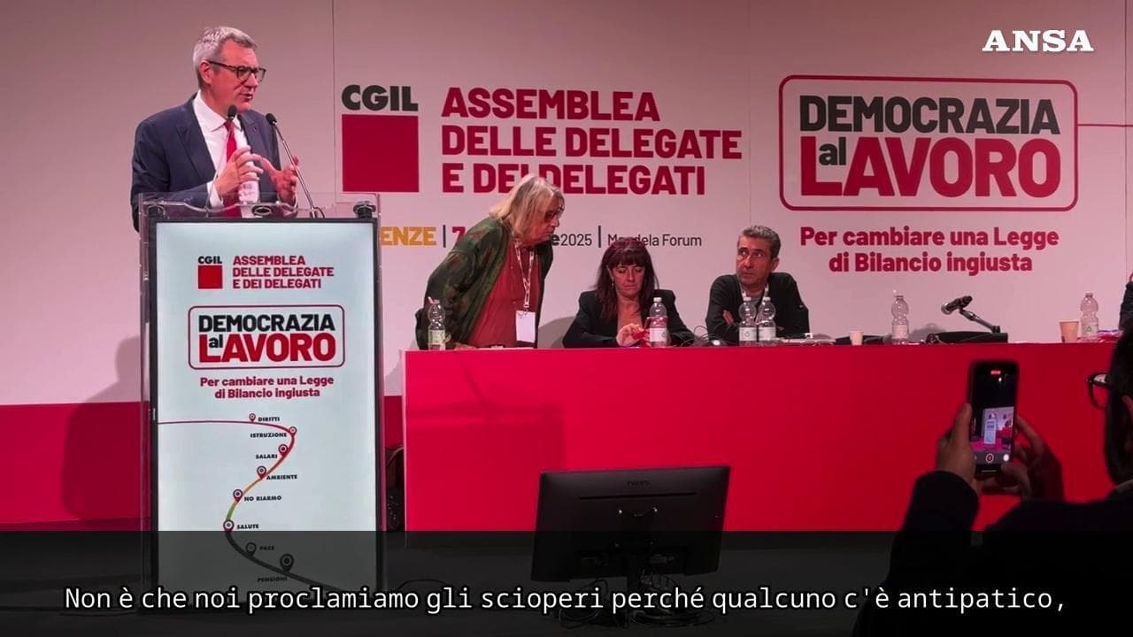 Landini: "Cambiare giorno sciopero? Cambino loro la manovra"