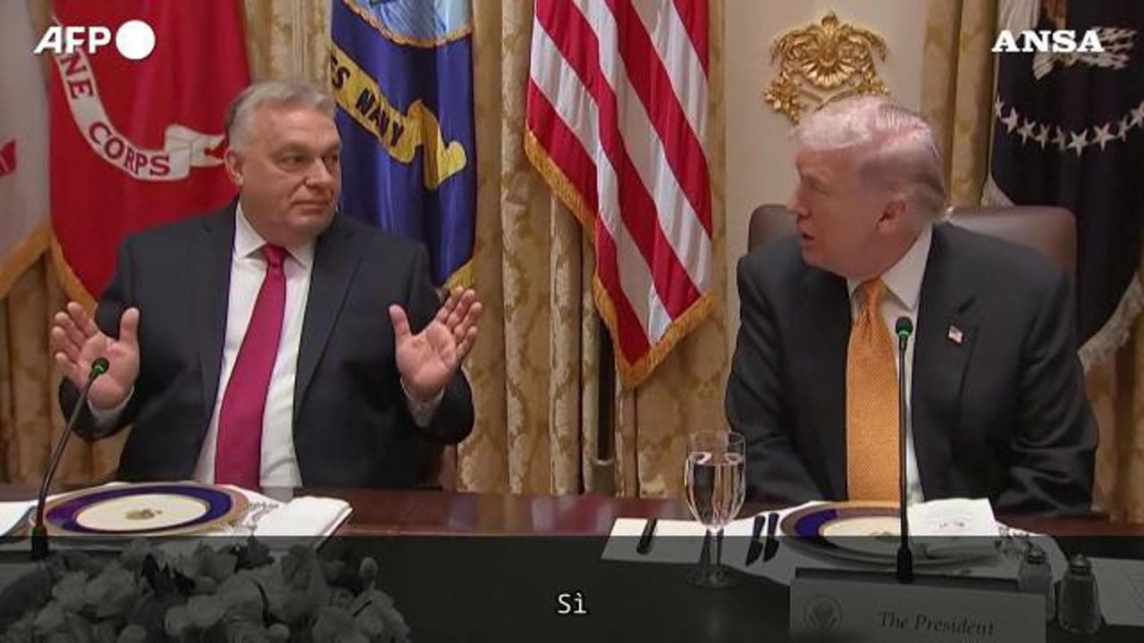 Trump e Orban sulla stessa linea alla Casa Bianca: "La guerra in Ucraina finirà presto"
