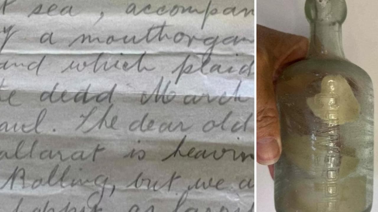 Australia, la lettera nella bottiglia del soldato alla madre: ritrovata dopo 109 anni