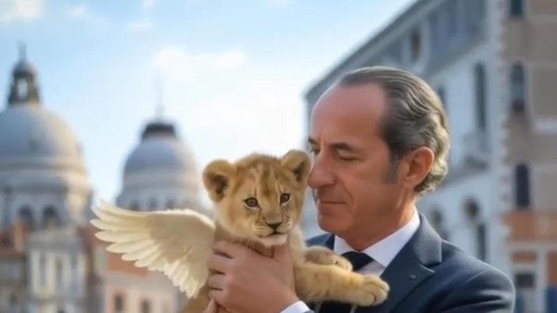 Veneto, Zaia lancia la campagna come capolista: il video a Venezia realizzato tutto con l'IA