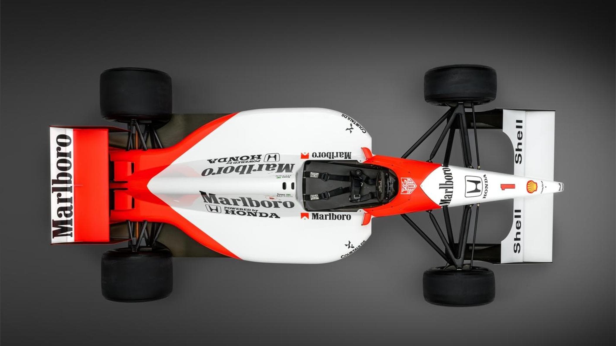 アイルトン・セナがブラジルGPで優勝したマクラーレンMP4/6がオークションに出品される