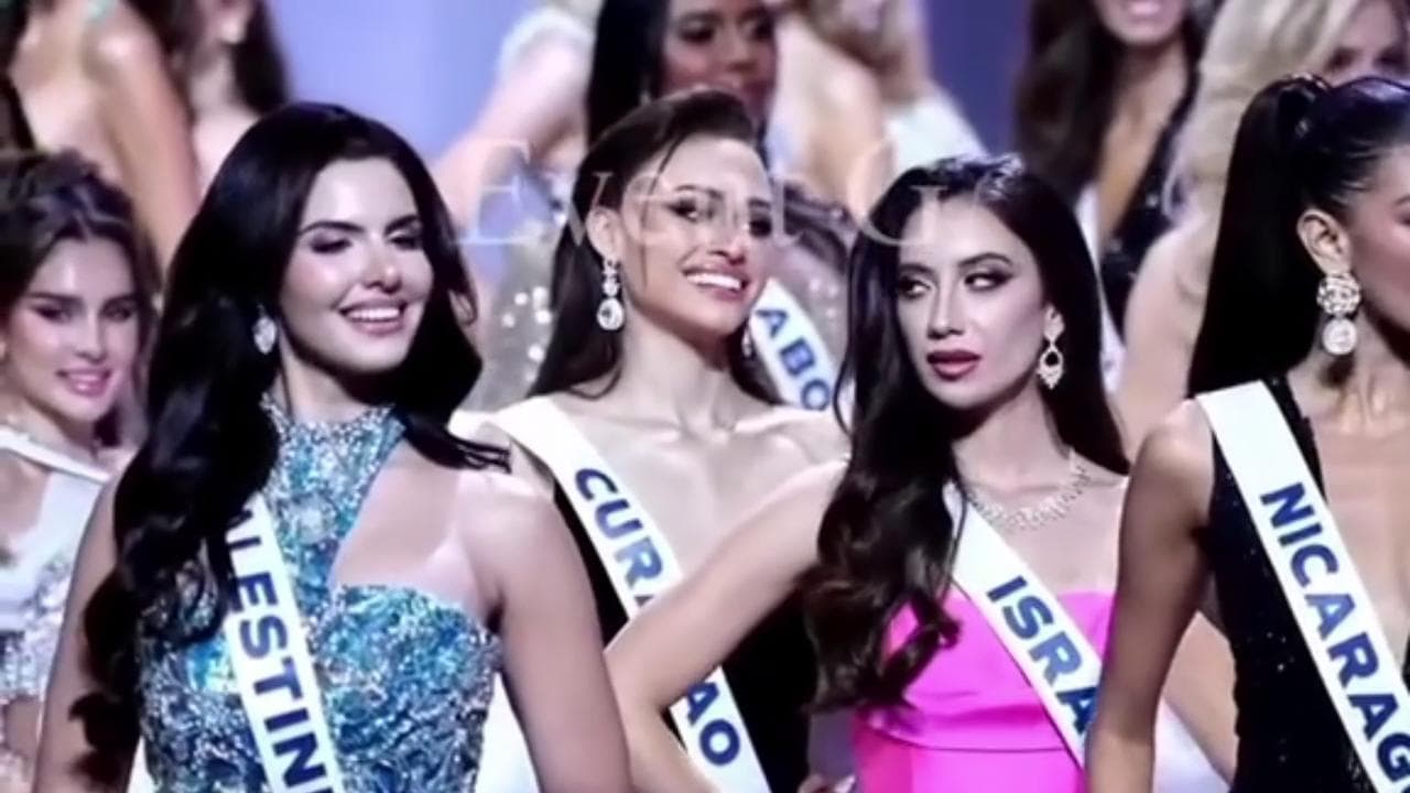 Miss Universo, polemica per lo sguardo di Miss Israele al debutto di Miss Palestina