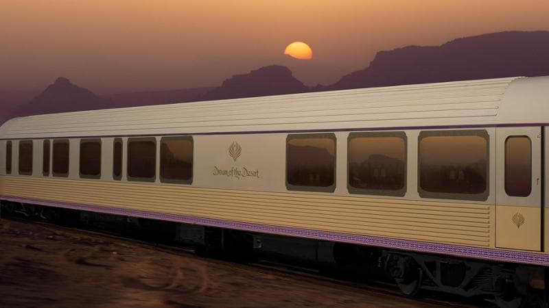 Al via le prenotazioni per ‘Dream of the Desert’, il primo treno di lusso italiano in Arabia Saudita