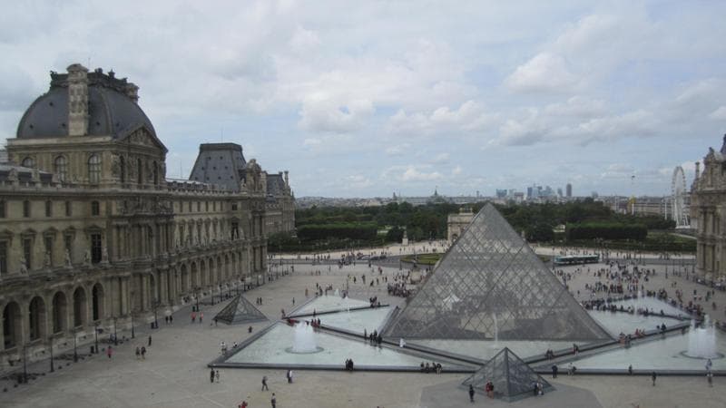 Il Louvre di fronte ai Gardini delle Tuileries. Fotografo: DiscoA340