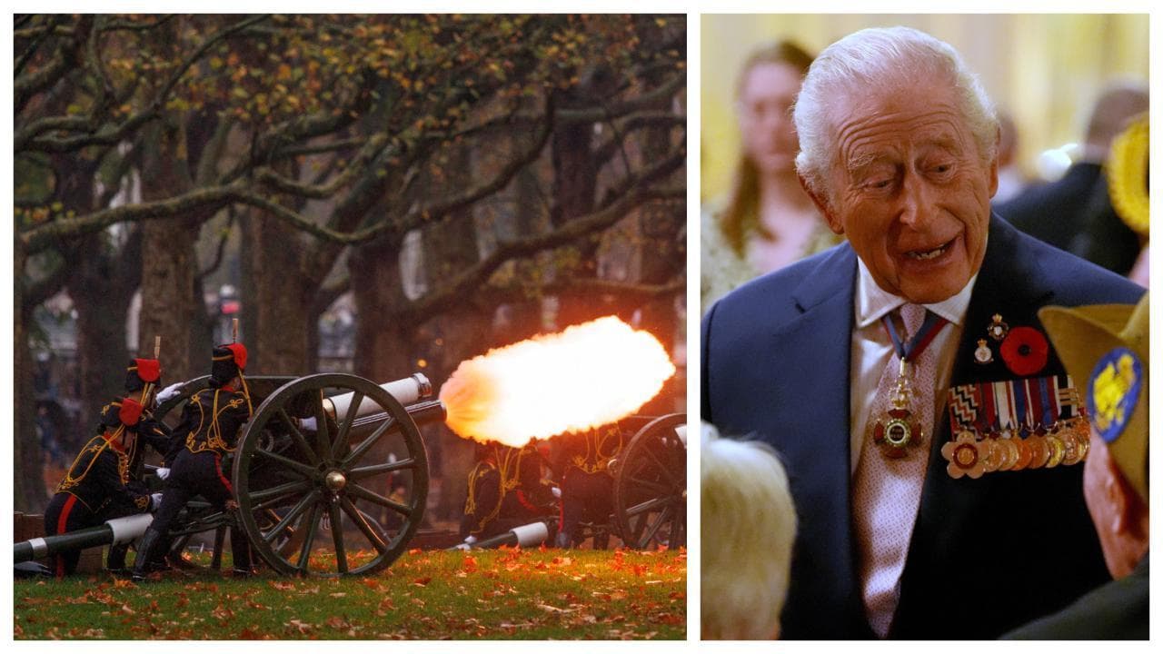 Re Carlo compie 77 anni: a Londra il tradizionale saluto con 41 colpi di cannone