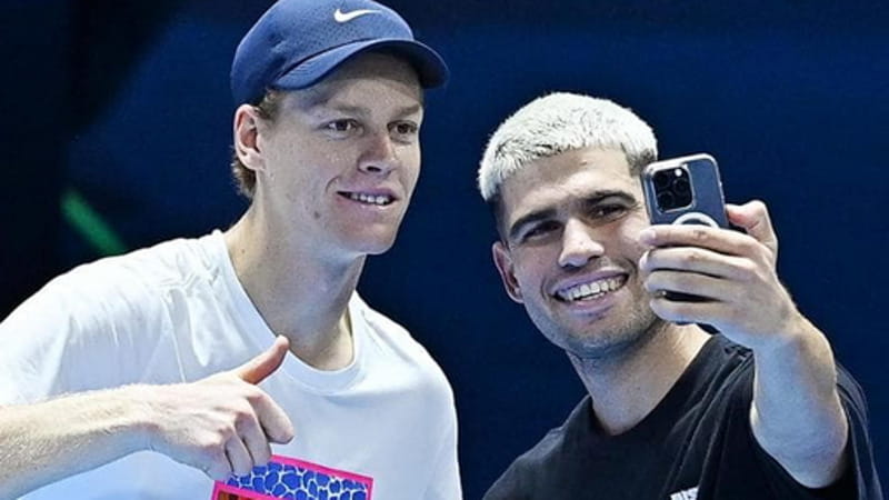 Jannik Sinner e Carlos Alcaraz