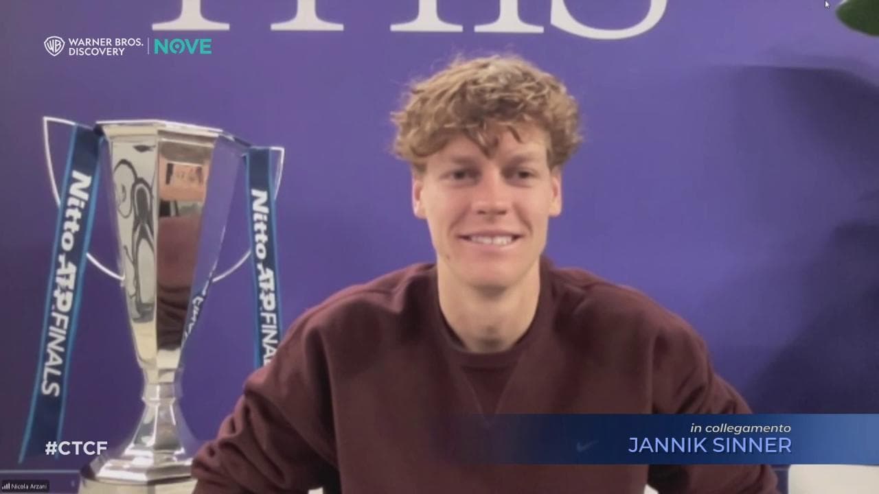 Sinner campione alle Atp Finals: "Non sono perfetto, Carlos mi aiuta a migliorare sempre"