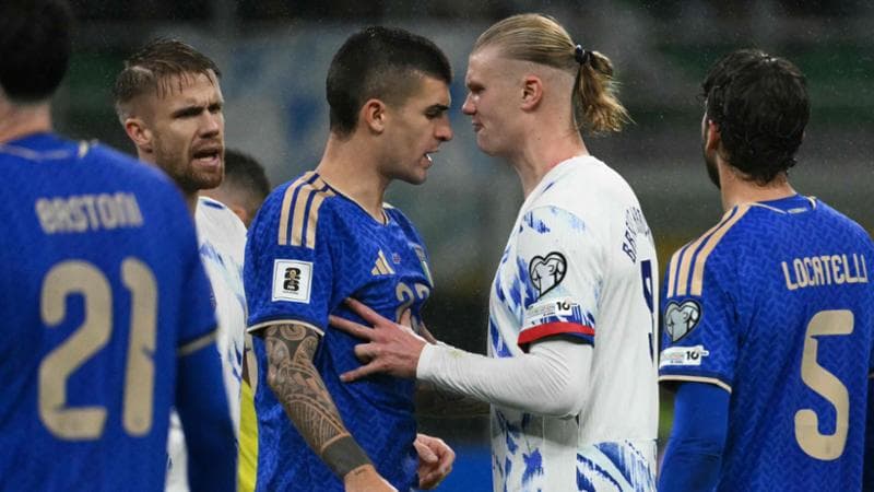 Mancini e Haaland