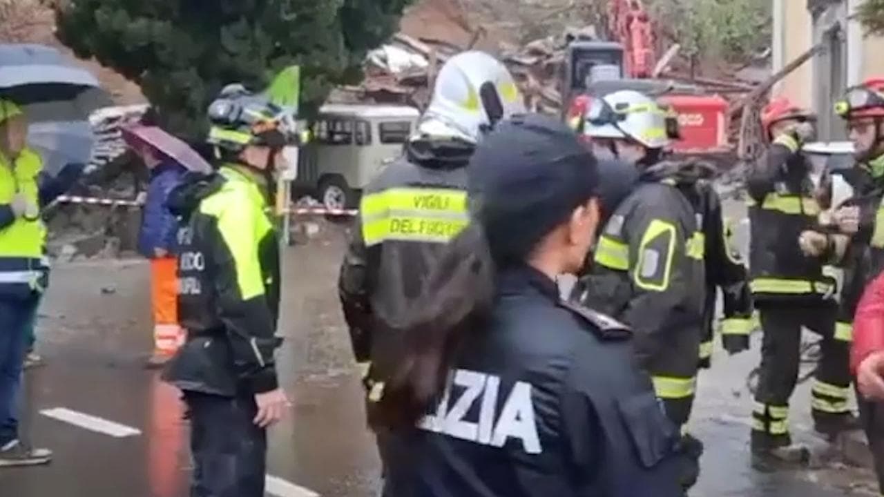 Maltempo, frana nel Goriziano: i primi momenti dopo la colata di fango