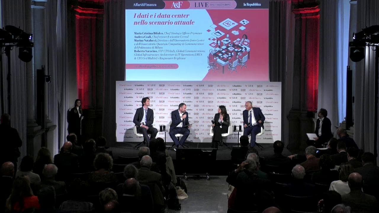 A&F Live - I dati e i data center nello scenario attuale