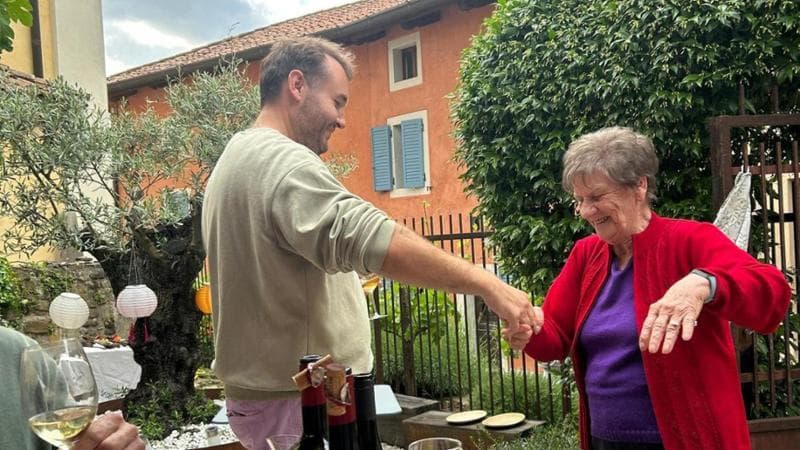 Le due vittime della frana Quirin Kuhnert e Guerrina Skocaj