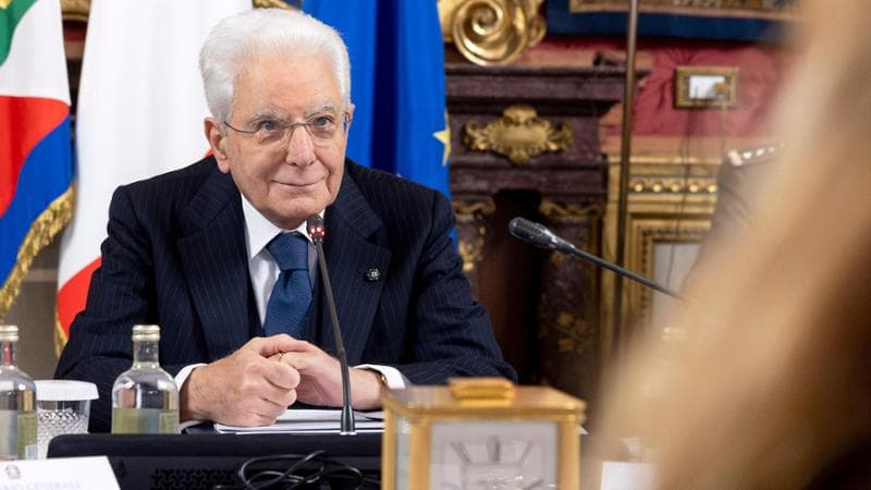 il presidente Mattarella