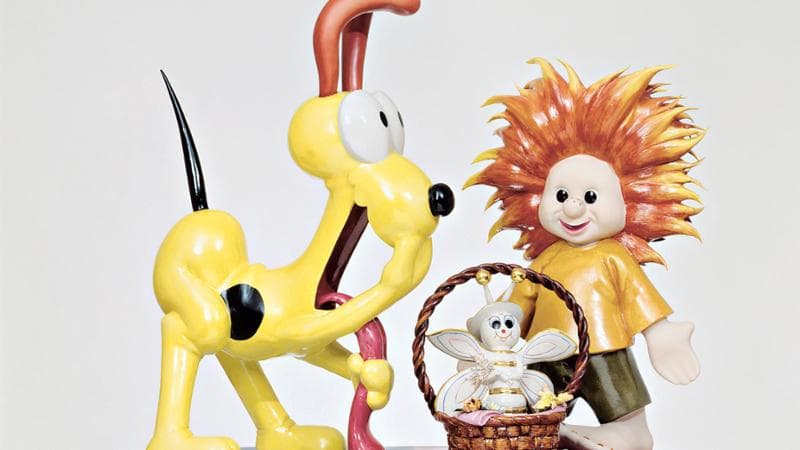 Jeff Koons: Wild Boy and Puppy (1988)
