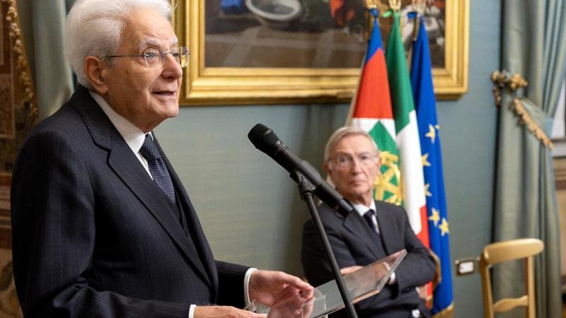 Il presidente Sergio Mattarella