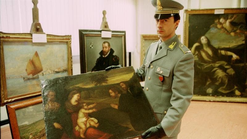 Un falso Tiziano sequestrato a Roma nel 1997. Bridgeman Images