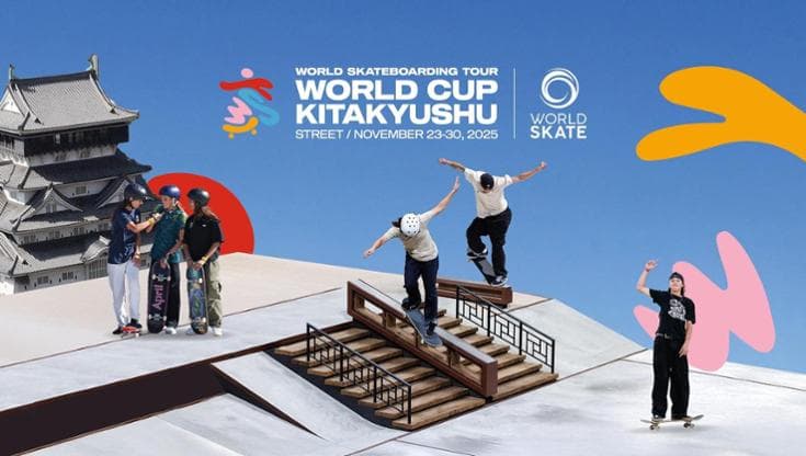 Skateboarding: gli azzurri dello Street in Giappone per l’ultima tappa 2025 del tour mondiale