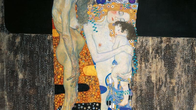"Le tre et&agrave; della donna" di Gustav Klimt (1905)
