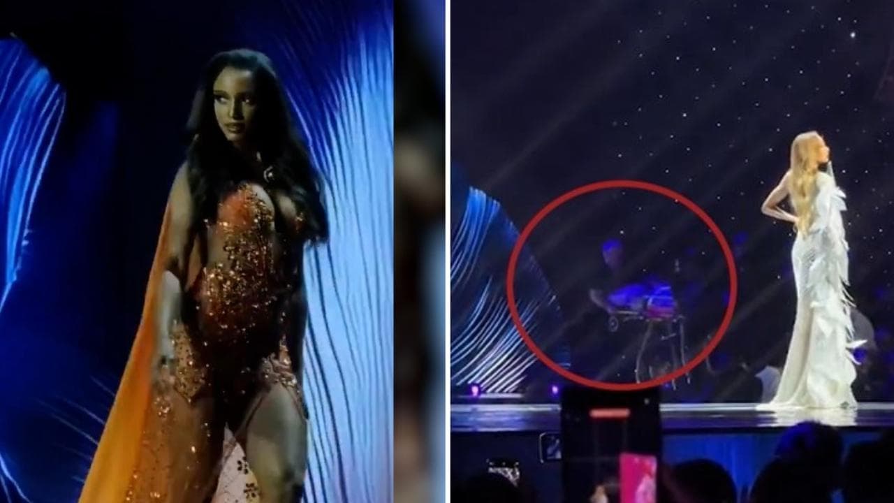 Miss Universo, la concorrente giamaicana cade dal palco: arrivano i soccorsi, ma la gara continua