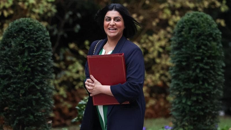 La ministra dell'Interno Shabana Mahmood