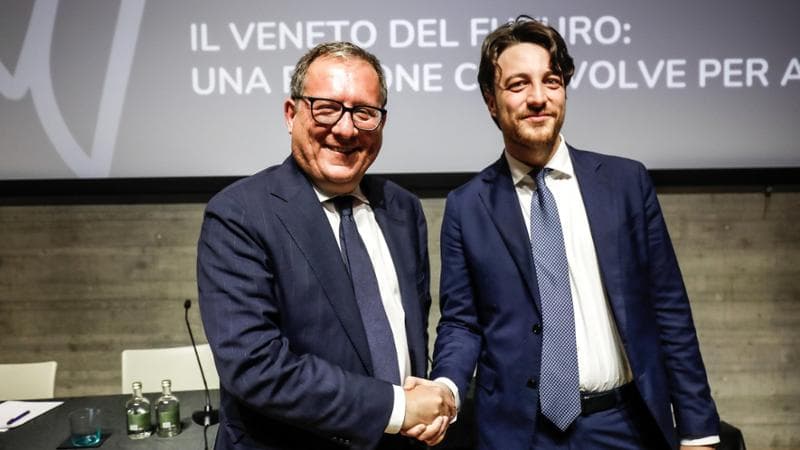 Giovanni Manildo (centrosinistra), e Alberto Stefani (centrodestra)