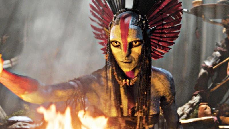 Varang (Oona Chaplin) in 20th Century Studios' AVATAR: FIRE AND ASH. Photo courtesy of 20th Century Studios. © 2025 20th Century Studios. All Rights Reserved.