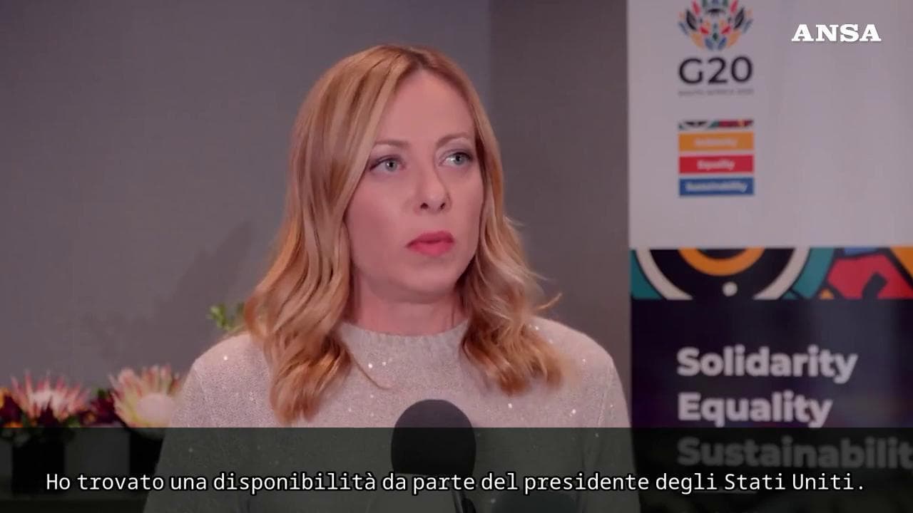 Ucraina, Meloni: "No a una controproposta, meglio lavorare sul piano Trump"