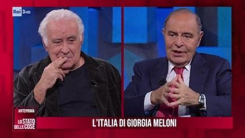 Bruno Vespa e Michele Santoro faccia a faccia: la noiosa nostalgia che fa record in tv
