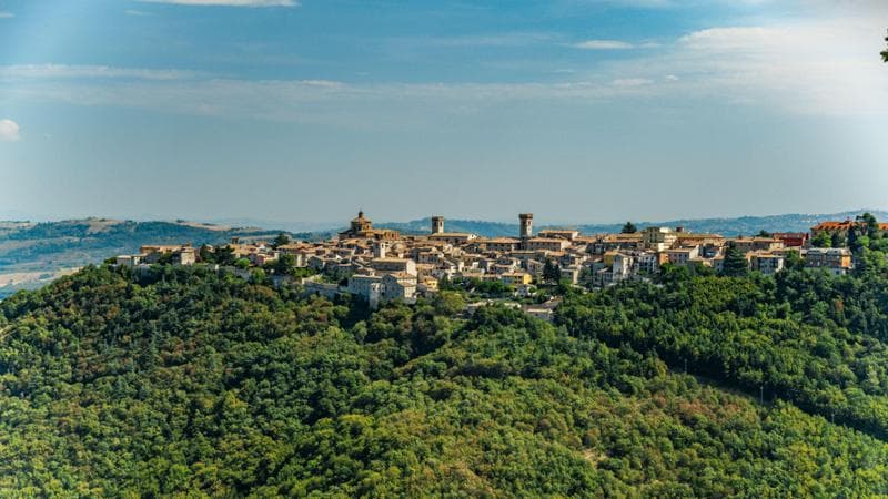 Arcevia dall'alto (foto di FrancoSimoncini©)