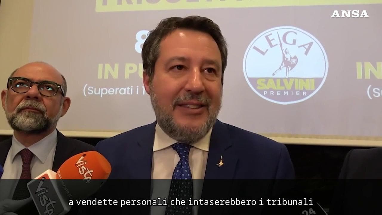 Ddl consenso, Salvini: "Principio giusto ma scritto così rischia di alimentare vendette"