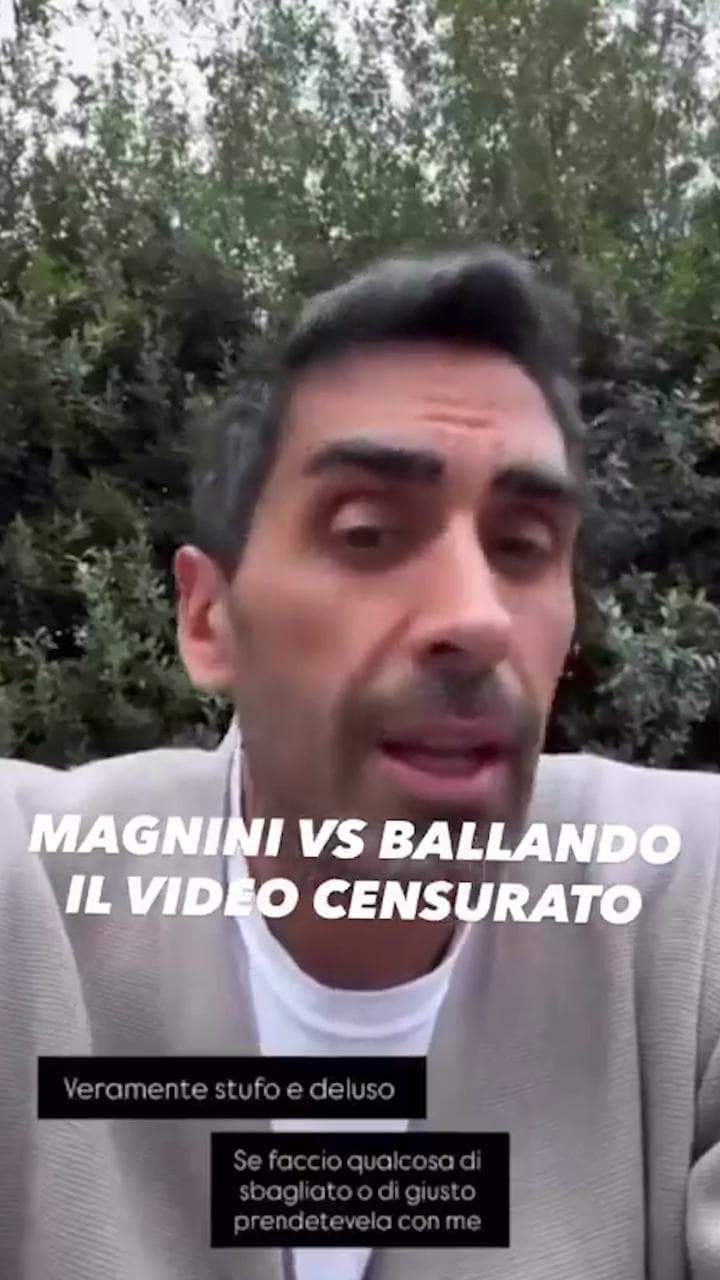 Ballando con le stelle, lo sfogo di Magnini nel video cancellato: "Stufo di tutta questa m***a"
