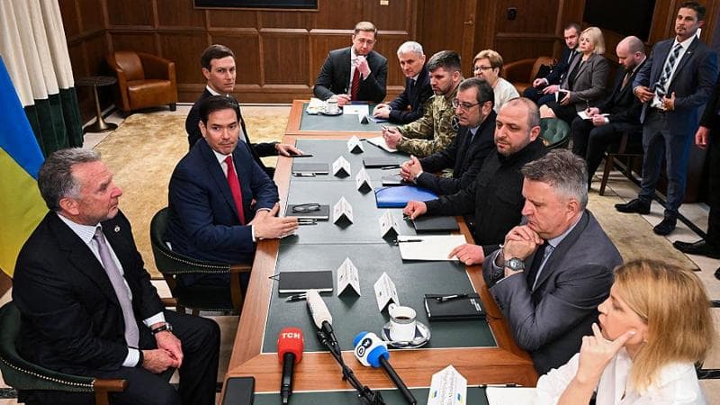 Colloqui Usa-Ucraina, Rubio: “C’è molto da fare, la Russia resta centrale”