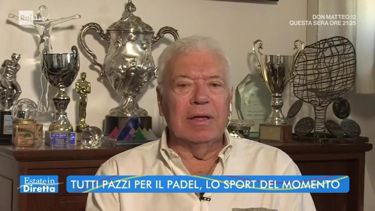 Nicola Pietrangeli e la battuta sul padel: "È il trionfo delle pippe"