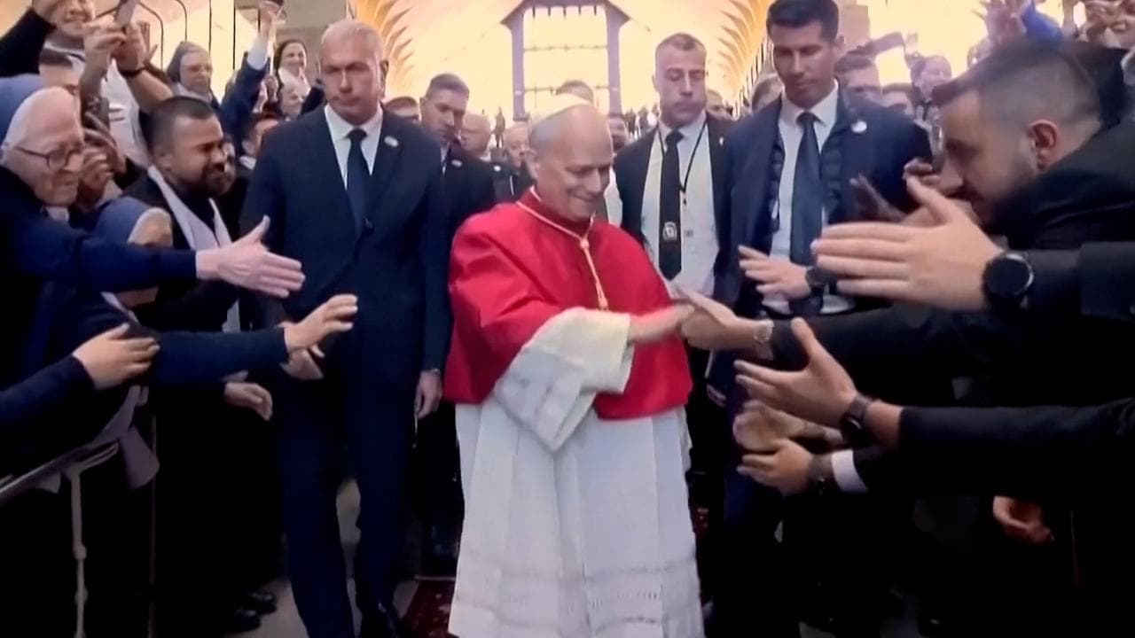 Papa Leone in Libano: bagno di folla al Santuario di Harissa