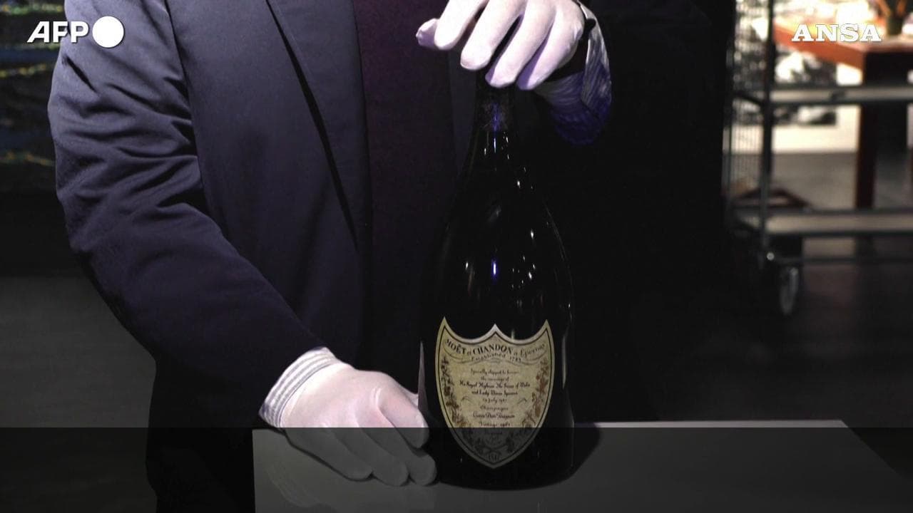 All'asta in Danimarca una Magnum di Dom Perignon delle nozze di Lady Diana e del Principe Carlo