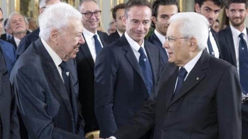 Pietrangeli con il Presidente Mattarella
