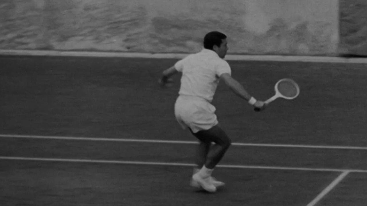 Roma 1966: la classe e lo stile di Nicola Pietrangeli nella finale contro Tony Roche