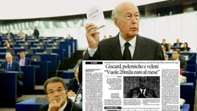 Valéry Giscard d’Estaing in Europa come un re