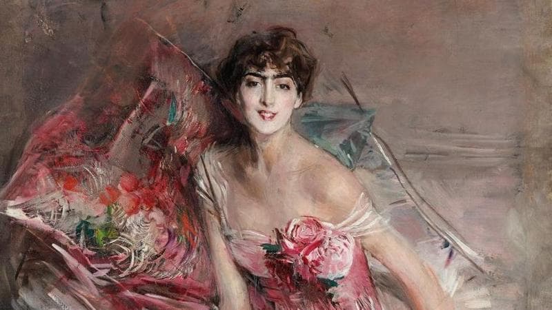GIovanni Boldini, La signora in rosa, 1916
