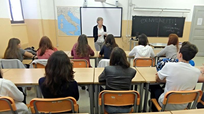 PRIMO GIORNO DI SCUOLA AL LICEO CLASSICO TITO LIVIO (MATT CORNER, MILANO - 2015-09-14) p.s. la foto e' utilizzabile nel rispetto del contesto in cui e' stata scattata, e senza intento diffamatorio del decoro delle persone rappresentate
