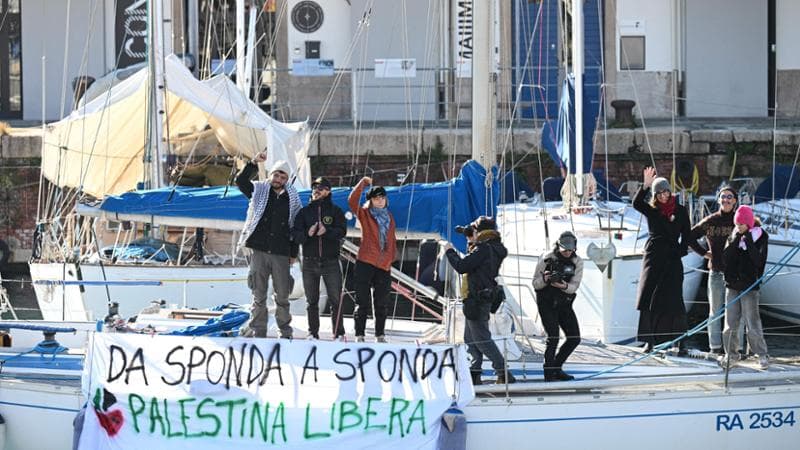 Attivisti svedesi della Global Flotilla